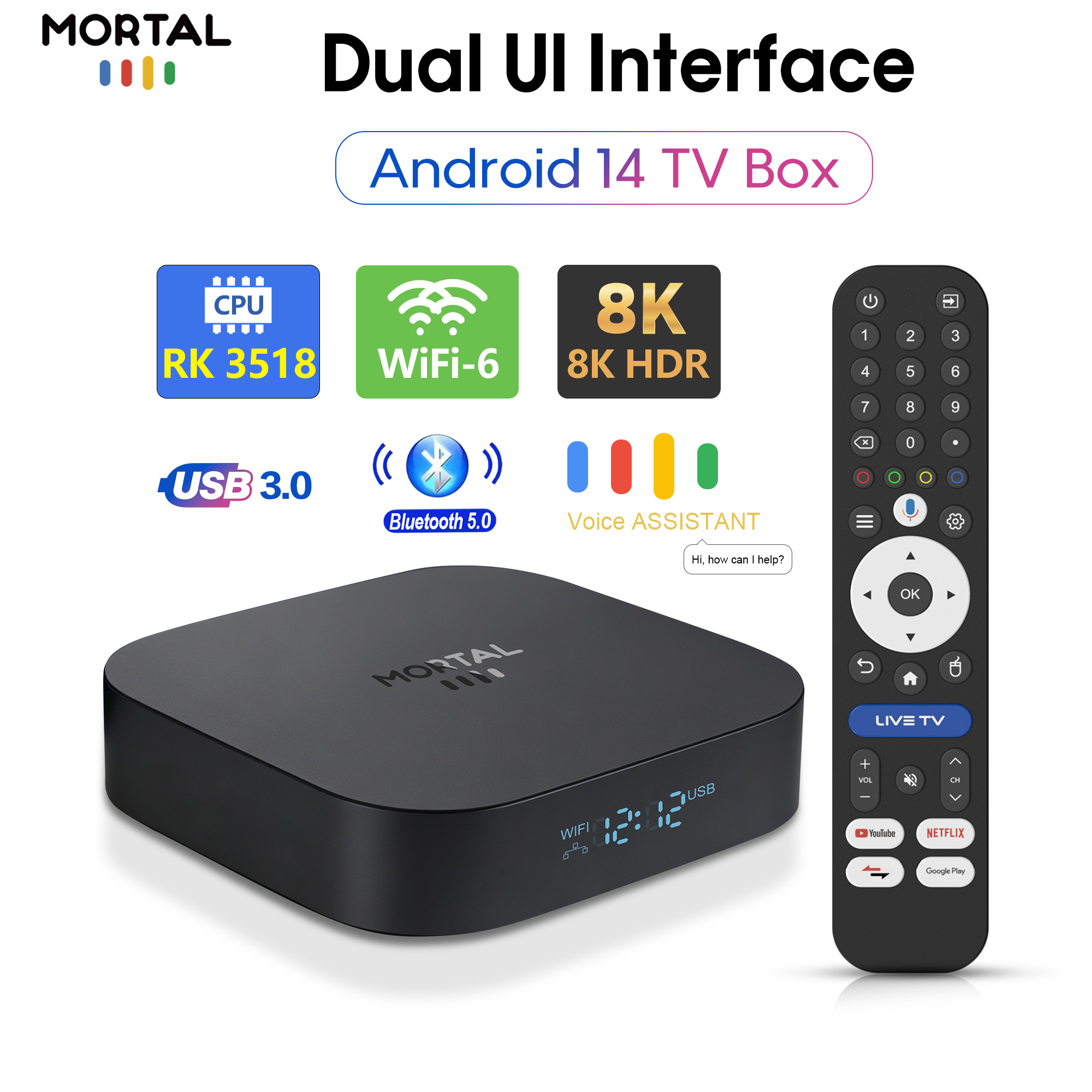 Radxa Rock 5B 16Gb - X5S TV Box Android14 RK3518 8K