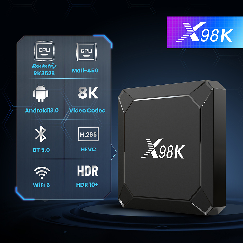 New X98K Android 13 TV Box 8K  - огляд і ціна Radxa Rock 5B 16Gb