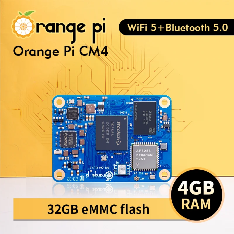BoaMasMOrange Pi CM4 4GB RAM 3 - огляд і ціна Compute Module 4 32Gb Wifi