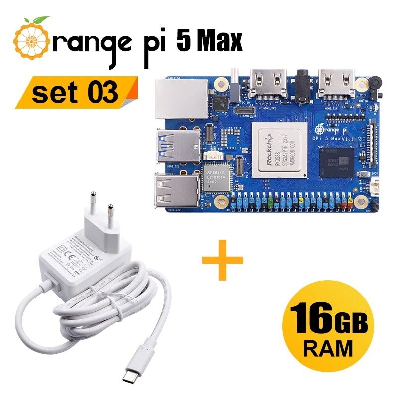 RoRuSOrangePi 5 Max 16GB with  - огляд і ціна Orange Pi 5 Max Rk3588
