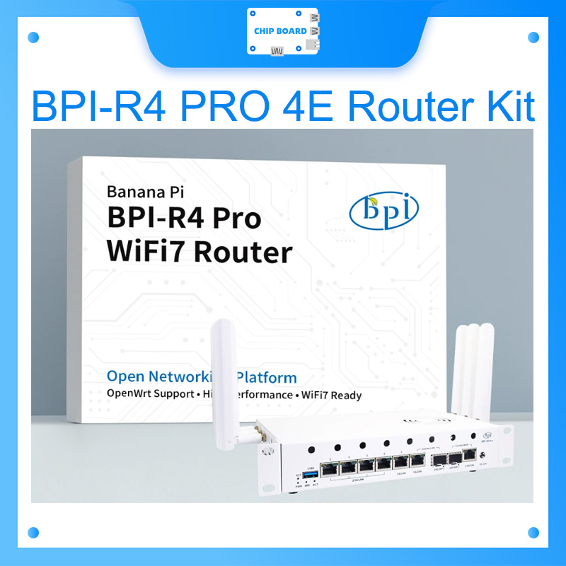 Banana Pi BPI-R4 PRO 4E Router - огляд і ціна Bananapi Bpi R4 Wifi 7